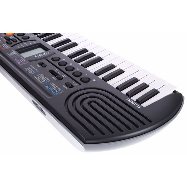 Casio SA77 Keyboard Tasteninstrument 44 Minitasten 100 Klangfarben schwarz grau 