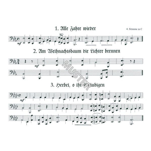 Musikverlag Rundel 27 Lieder Weihnacht 4 C T