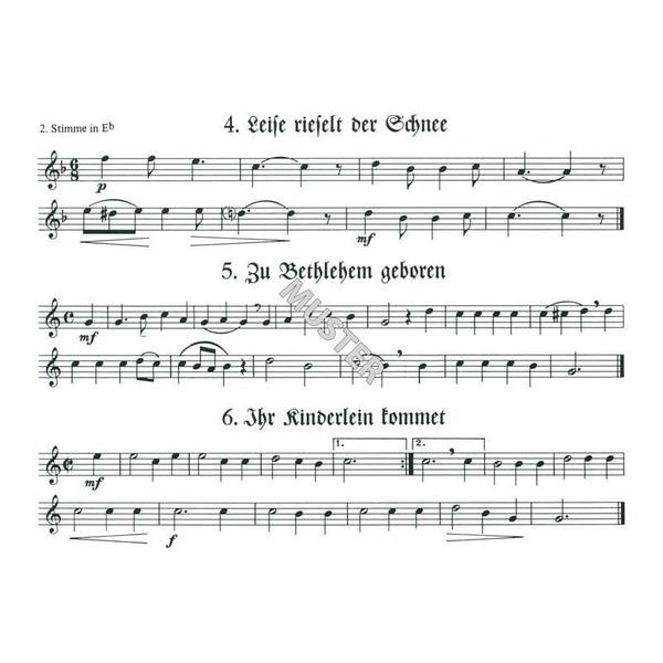 Musikverlag Rundel 27 Lieder Weihnacht 2 Eb