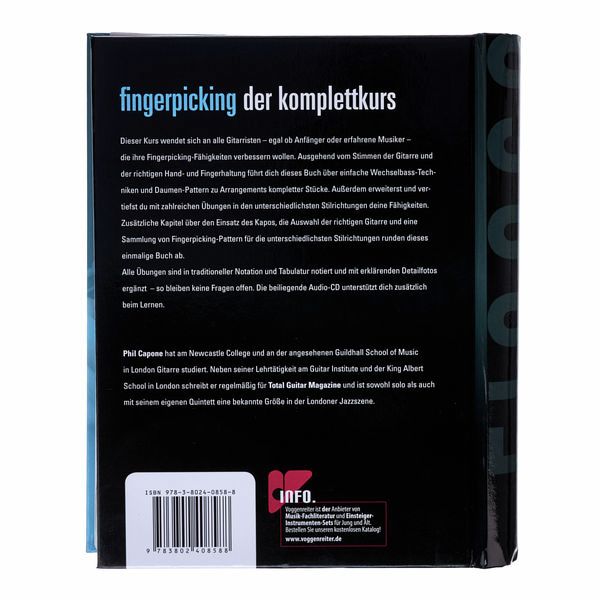 Voggenreiter Fingerpicking der Komplettkurs Musikhaus Thomann