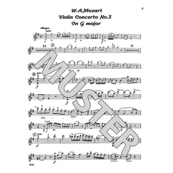 Music Minus One Mozart Violin Concerto No.3