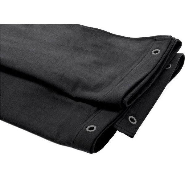 Stairville Curtain 300g/m² 6.0x4.0m Bk