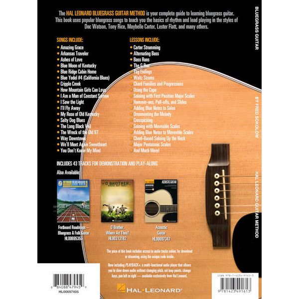 hal leonard bluegrass guitar method