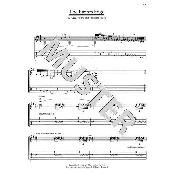 Wise Publications AC/DC Definitive Songbook