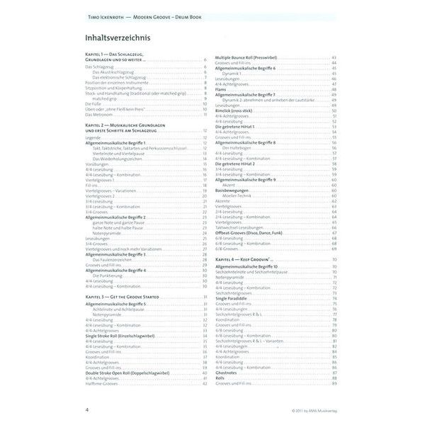 AMA Verlag Modern Groove Drum Book Thomann United States