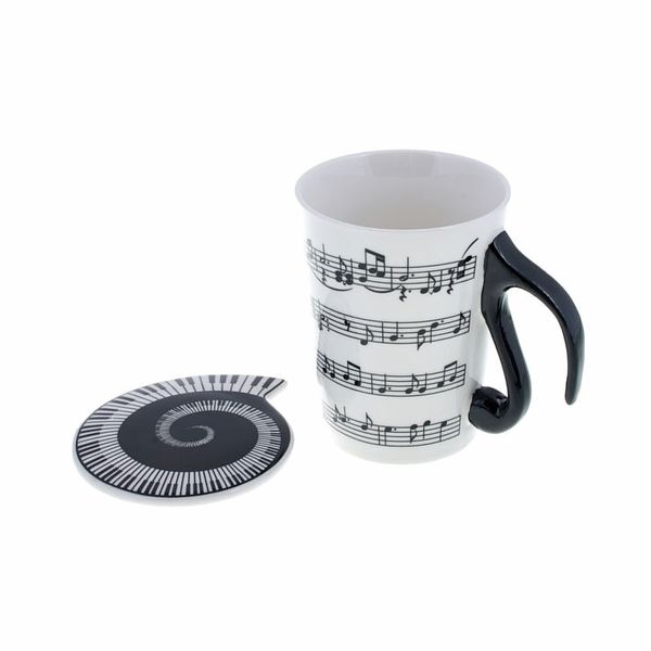Musicwear Cup with Lid "Staff Lines"