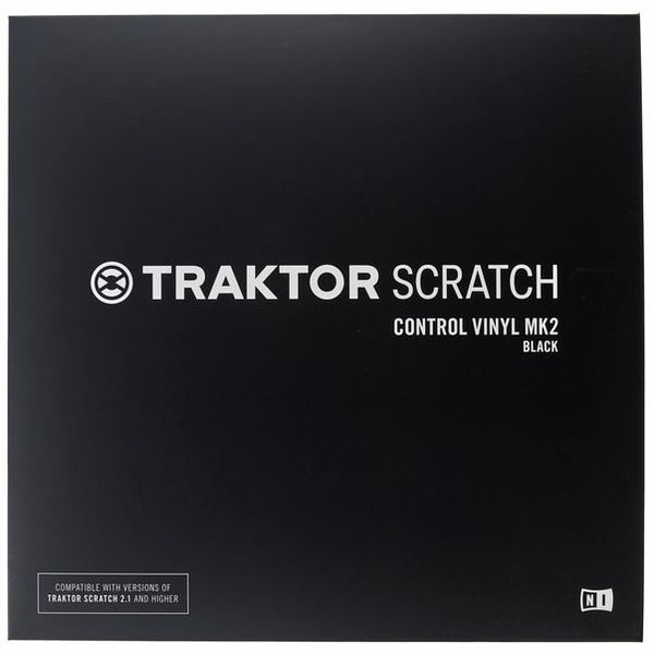 Native Instruments Traktor Scratch Control Vinyl MK2 blau 
