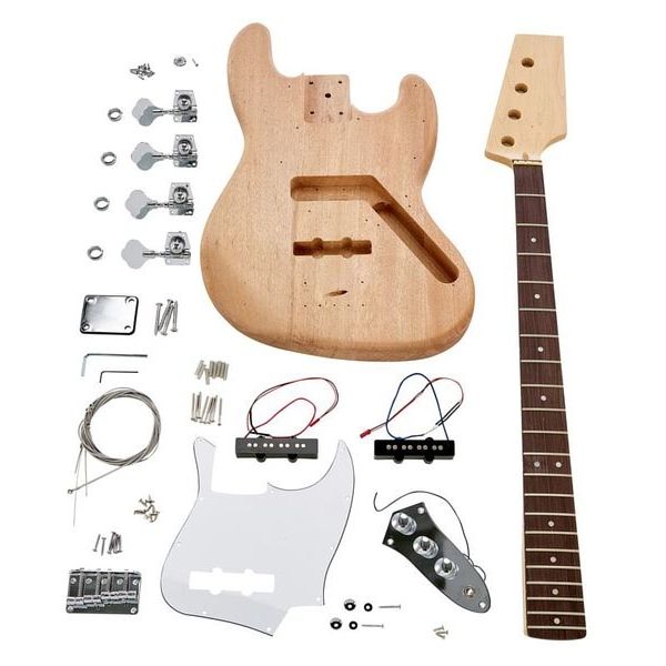 TheG-Bass 2-string DIY Electric Bass Guitar Kit Fully Fretted 