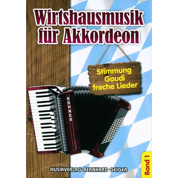 Musikverlag Geiger Wirtshausmusik Akkordeon 1
