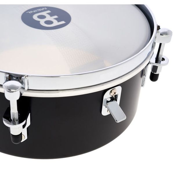 Black Meinl Percussion MDST10BK 10-Inch Steel Mountable Drummer Snare Timbale 