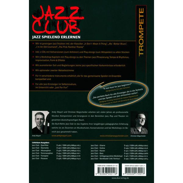 Edition Dux Jazz Club Trumpet