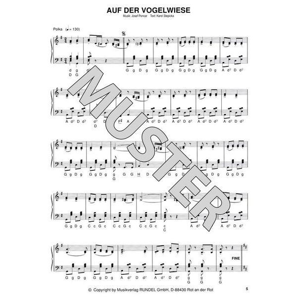 Musikverlag Geiger Wirtshausmusik Akkordeon 4