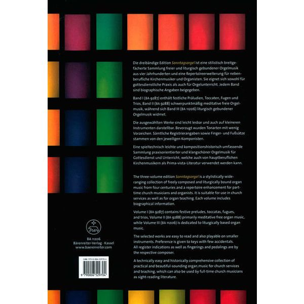 Bärenreiter Sonntagsorgel 3