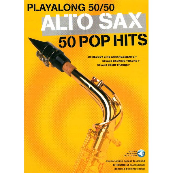 Wise Publications Playalong 50/50 - Alto Sax