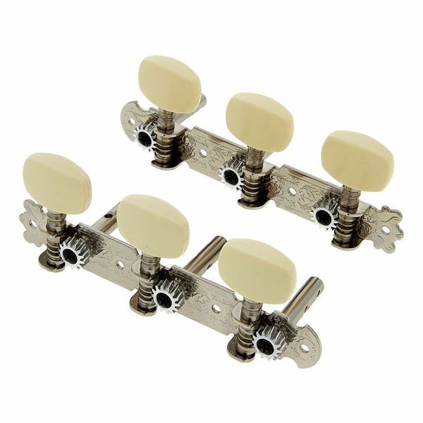 6 Pieces Guitar Machine Heads Knobs Guitar String Tuning Pegs Machine Head Tuners for Electric or Acoustic Guitar 3L 3R Gold 