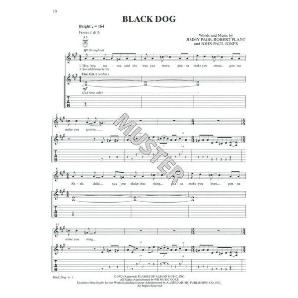 Alfred Music Publishing Guitar Play-Along Led Zeppelin