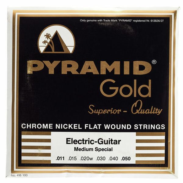 Pyramid Gold Flatwound 011-050