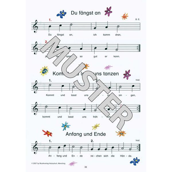 Holzschuh Verlag Jede Menge Flötentöne 1