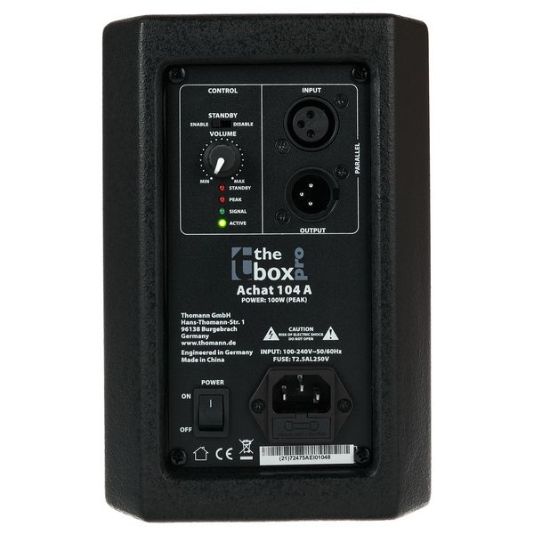 the box pro Achat 104 A