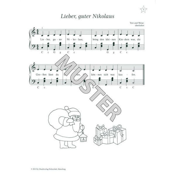 Holzschuh Verlag Weihnachtslieder Accordion