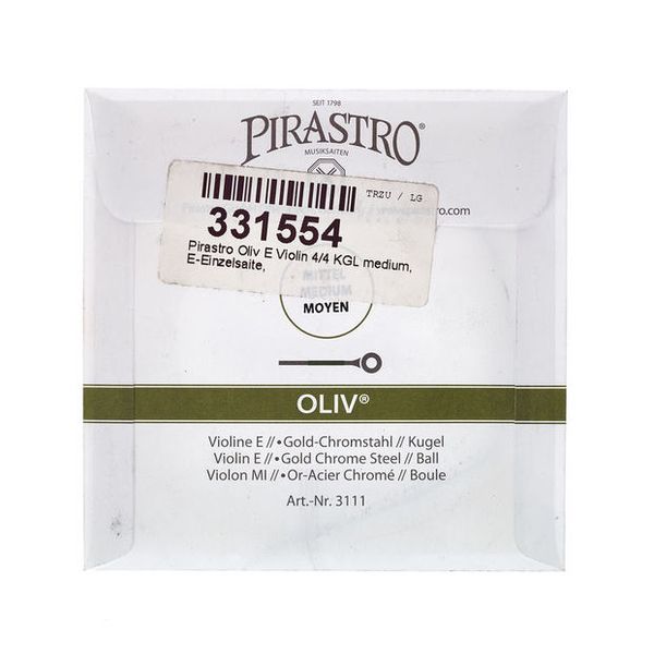 Pirastro Oliv E Violin 4/4 KGL medium
