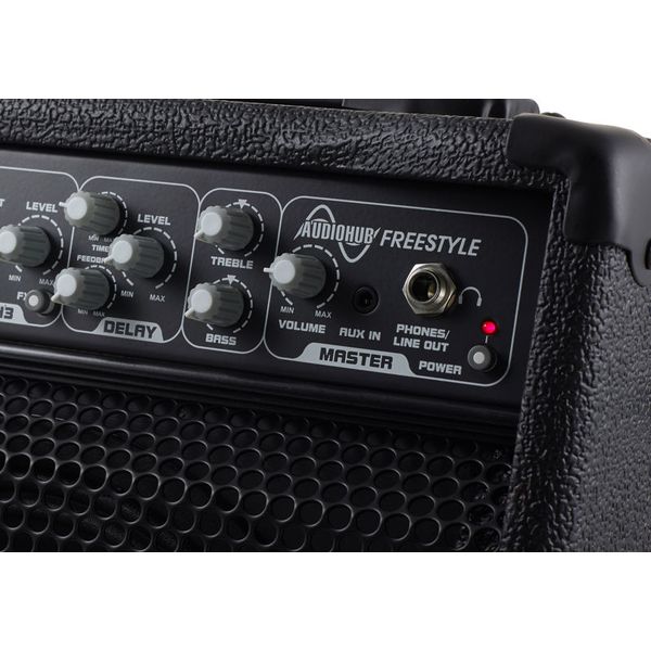 5W Laney AUDIOHUB Series AH-FREESTYLE Mains or Battery Power Multi-Input Portable Combo Amp 