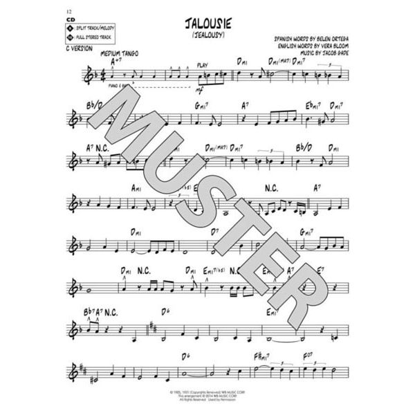 Hal Leonard Jazz Play-Along Tango