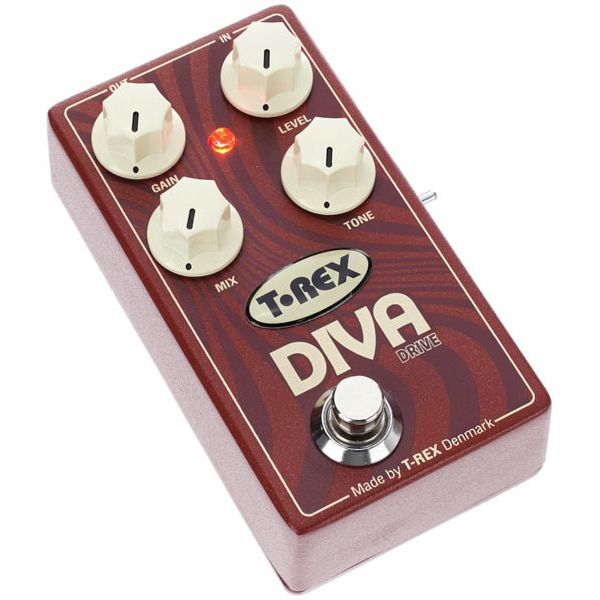 T-Rex Engineering Diva-Drive Guitar Distortion Effects Pedal with Blend