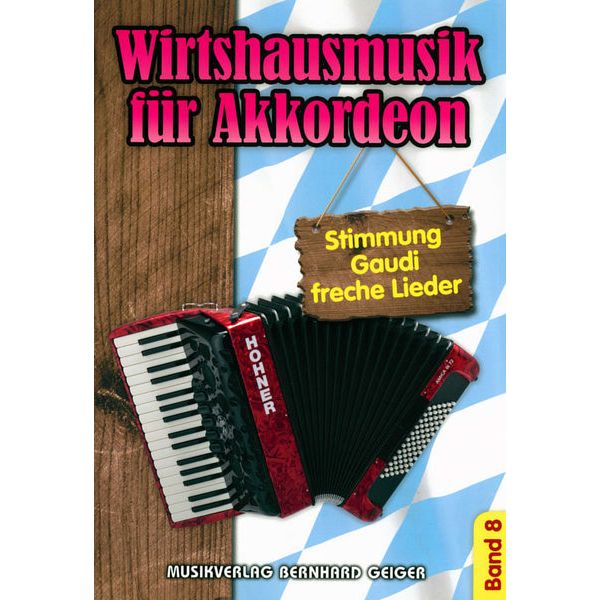 Musikverlag Geiger Wirtshausmusik Akkordeon 8