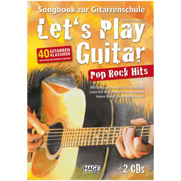Hage Musikverlag Let's Play Guitar Pop Rock Hit