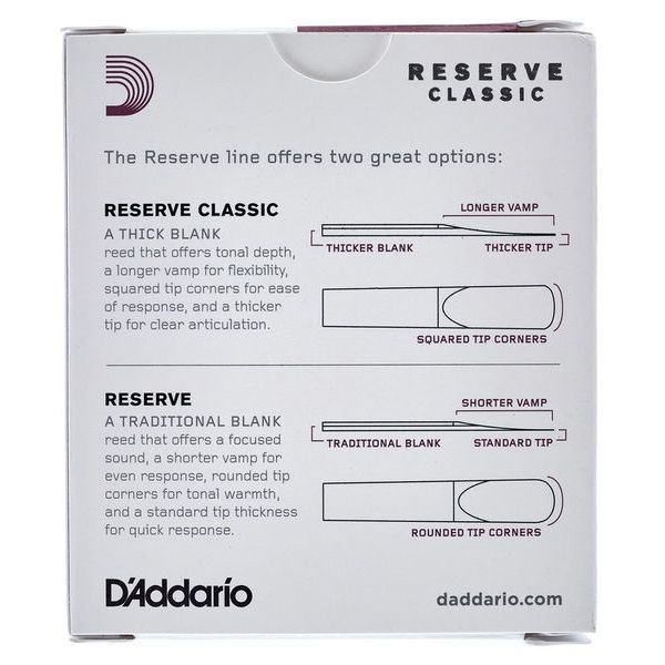 DAddario Woodwinds Reserve Clarinet Classic 2.5