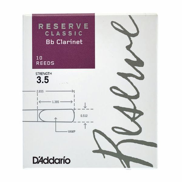 DAddario Woodwinds Reserve Clarinet Classic 3.5