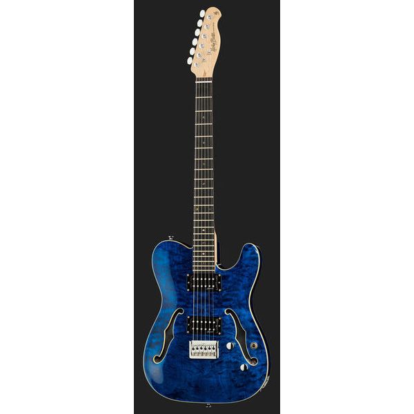 Harley Benton TE-90QM HH Trans Blue