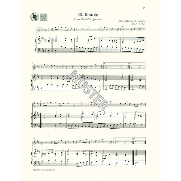 Schott Baroque Flute Anthology 1