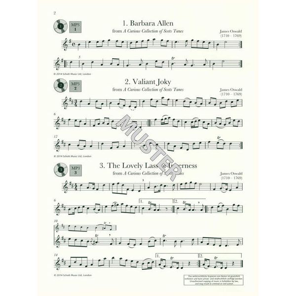 Schott Baroque Flute Anthology 1