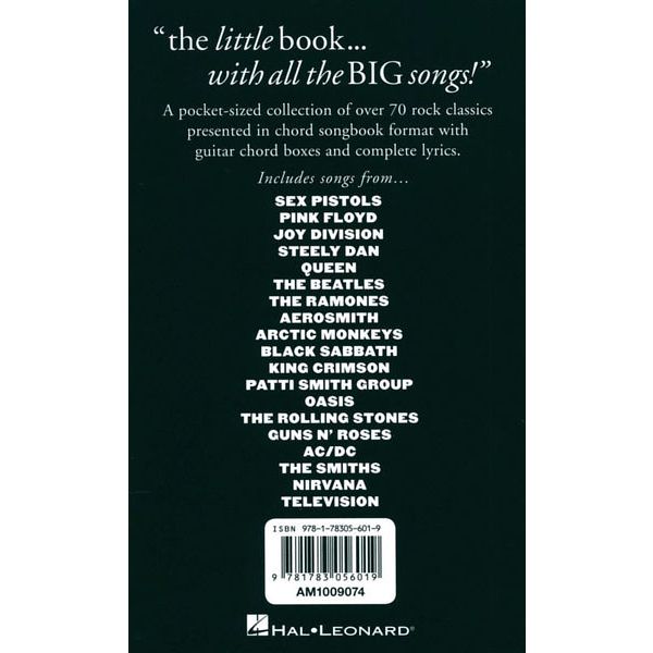600px x 600px - Wise Publications The Little Black Book Of Rock â€“ Thomann UK
