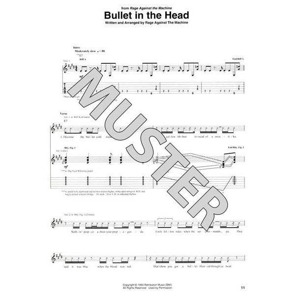 Hal Leonard Rage Against The Machine