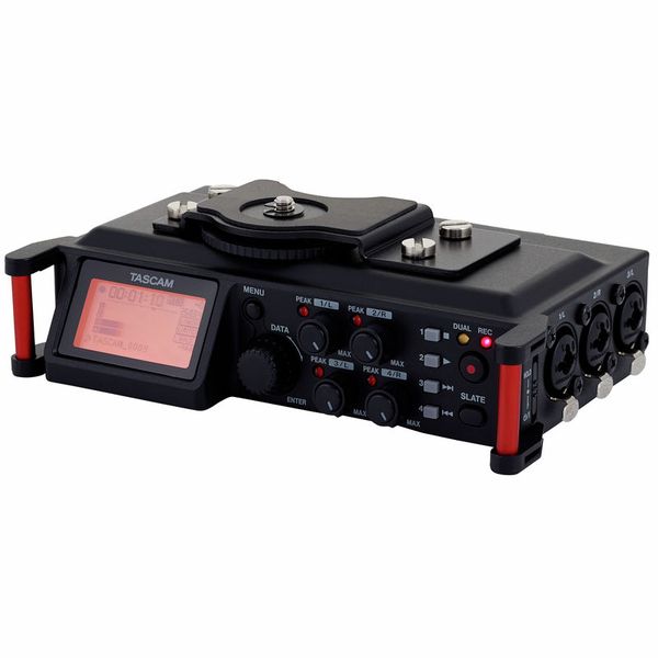Acc Bundle Tascam DR-70D 4-Channel Audio Recorder For DSLR Camera Kit #DR70DK 