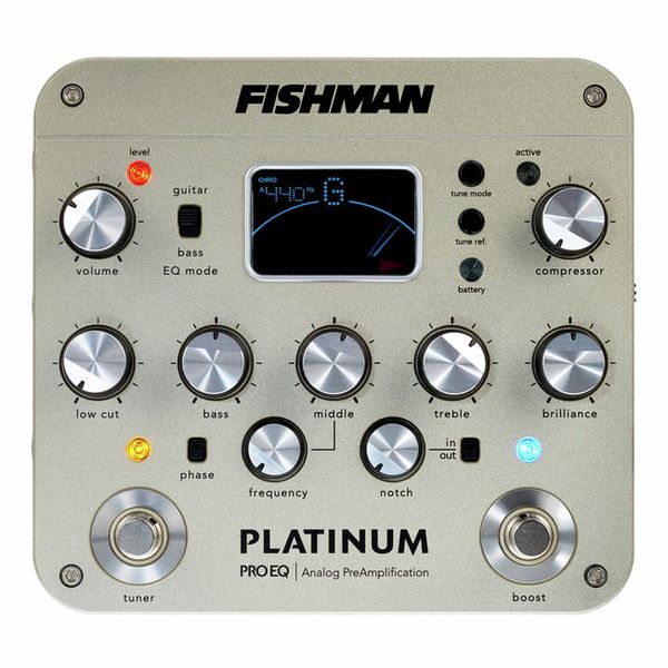 Le préampli basse : Fishman Platinum Pro EQ