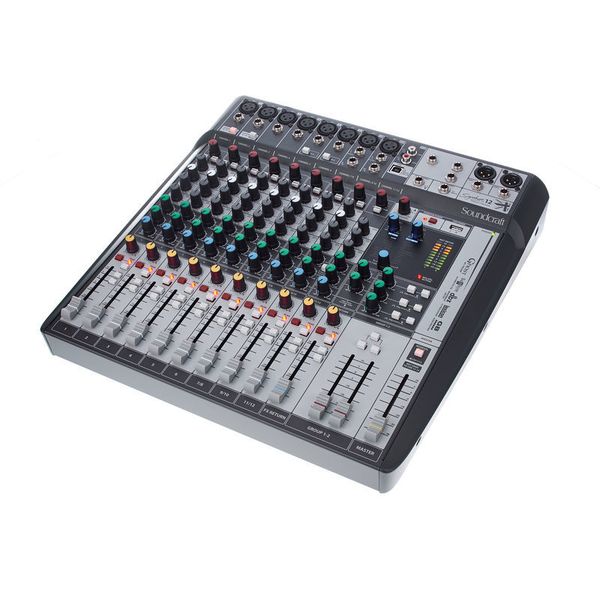 Soundcraft Signature 12MTK Analog 12-Channel Multi-track Mixer with Onboard Lexicon Effects 