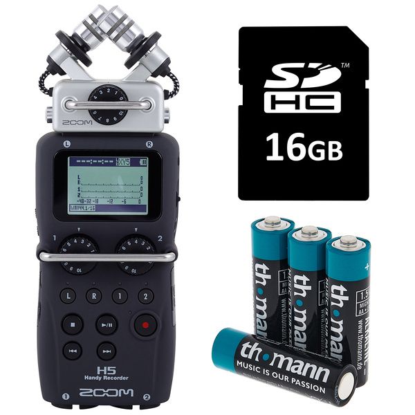 V30 Zoom H5 Handy Recorder & SanDisk Extreme PRO 32 GB SDHC-Speicherkarte mit bis zu 95 MB/s U3 UHS-1 Klasse 10 