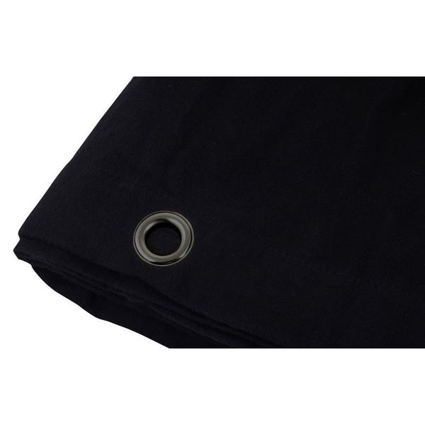 Stairville Curtain 160g/m² 6.0x6.0m Bk – Thomann France