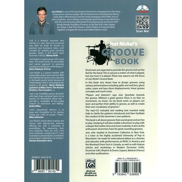 Alfred Music Publishing Jost Nickels Groove Book Engl. Musikhaus Thomann