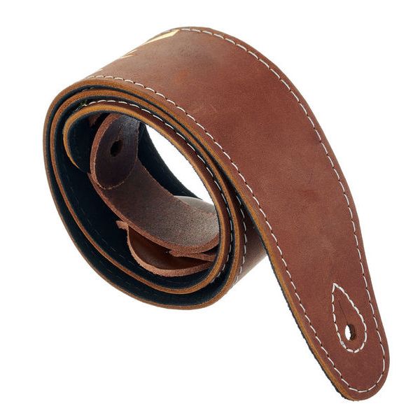 maton leather guitar strap