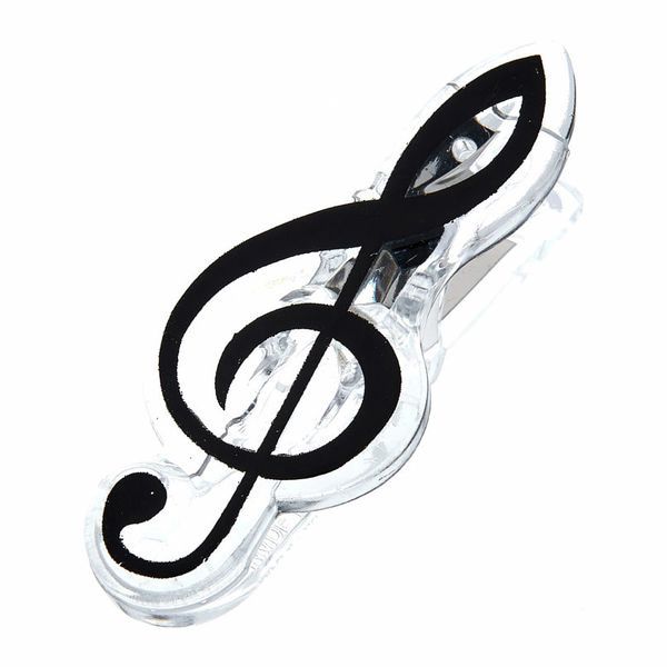 agifty Music Clip Violin Clef Black