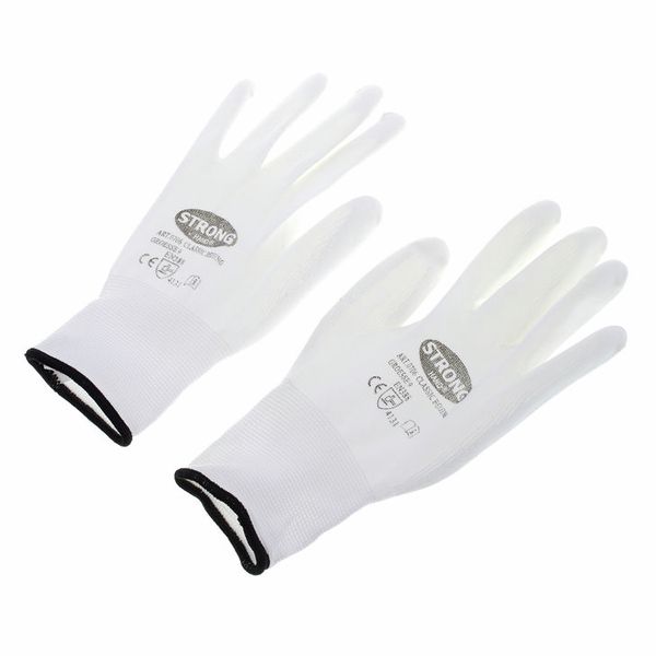 Thomann Nylon gloves white size 9