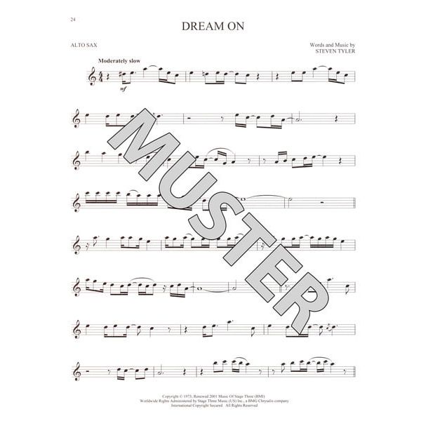 Hal Leonard Greatest Songs Of Rock ASax Thomann France