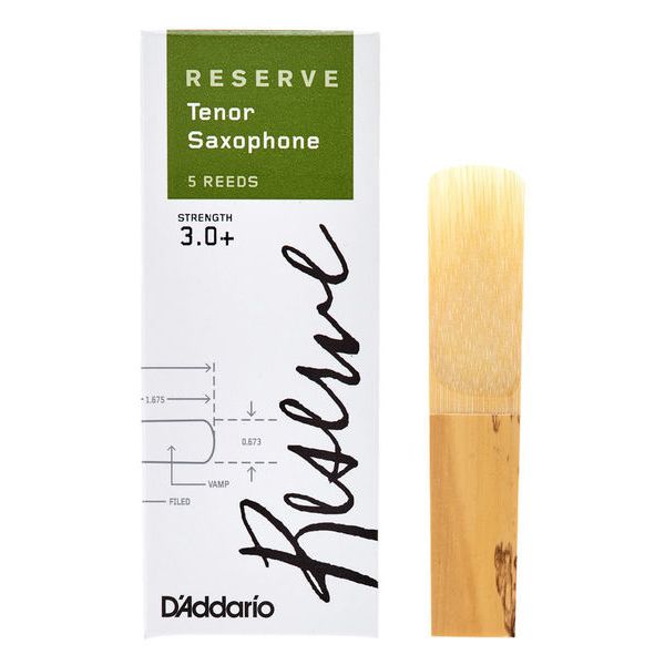 Dureza 3.0 Cañas DAddario Reserve Tenor Saxophone 5-pack 