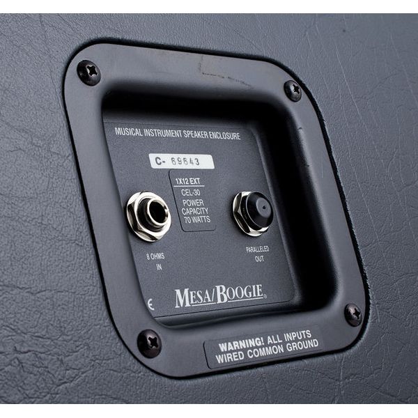 Baffle guitare Mesa Boogie 1×12″ Rectifier Cab | Test, Avis & Comparatif