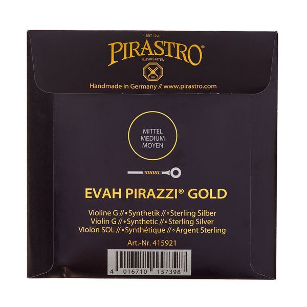 Pirastro Evah Pirazzi Gold G Si Violin